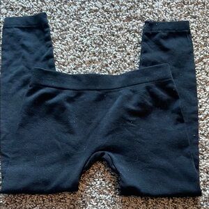 Bobbie Brooks Classic Fleece Black Kids Leggings